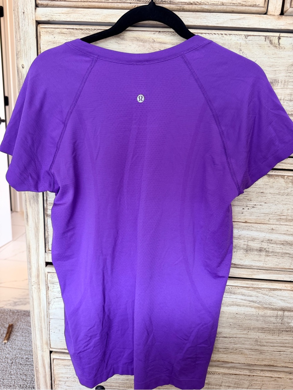 lululemon athletica Vibrant Purple Short Sleeve Athletic Tee